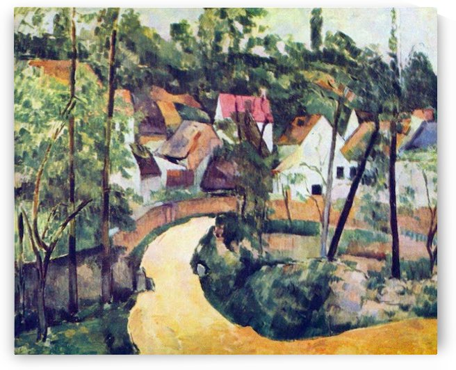 Road bend by Cezanne
