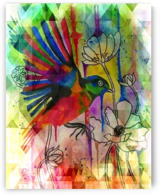 bird abstract 2 by Edward Johnson