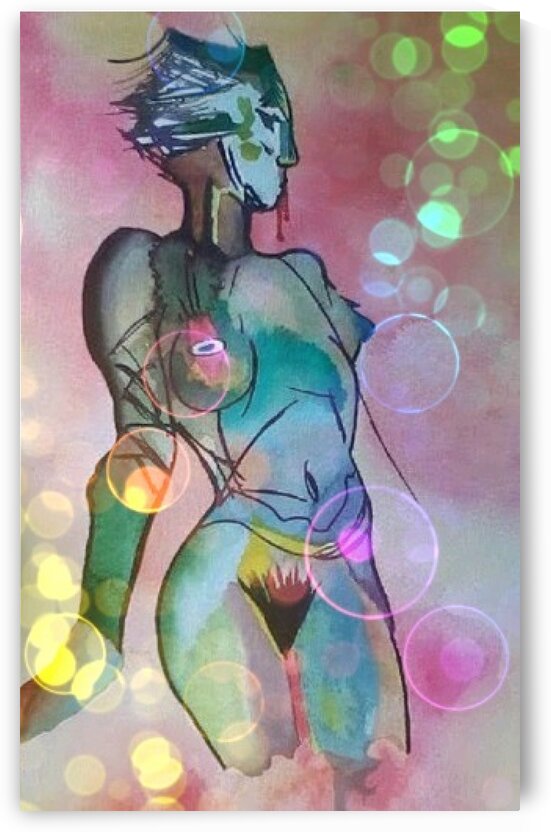 abstract woman edit by Edward Johnson