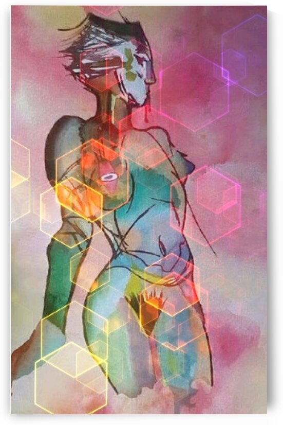 abstract woman edit 2 by Edward Johnson