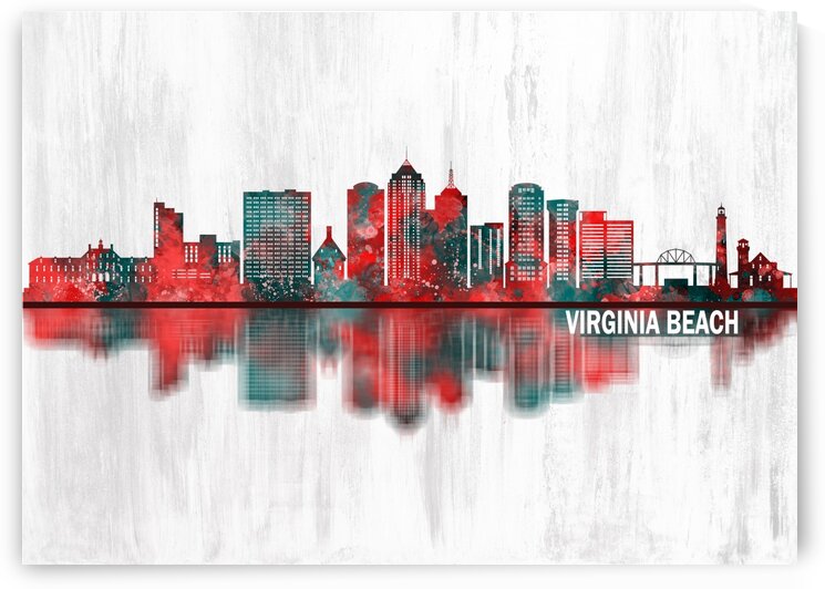 Virginia Beach Virginia Skyline by Towseef Dar