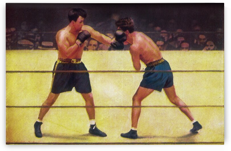 Vintage Boxing Art by Row One Brand