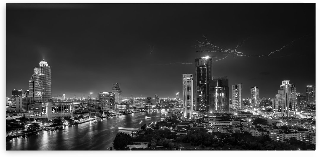 Bangkok lightning by 1x