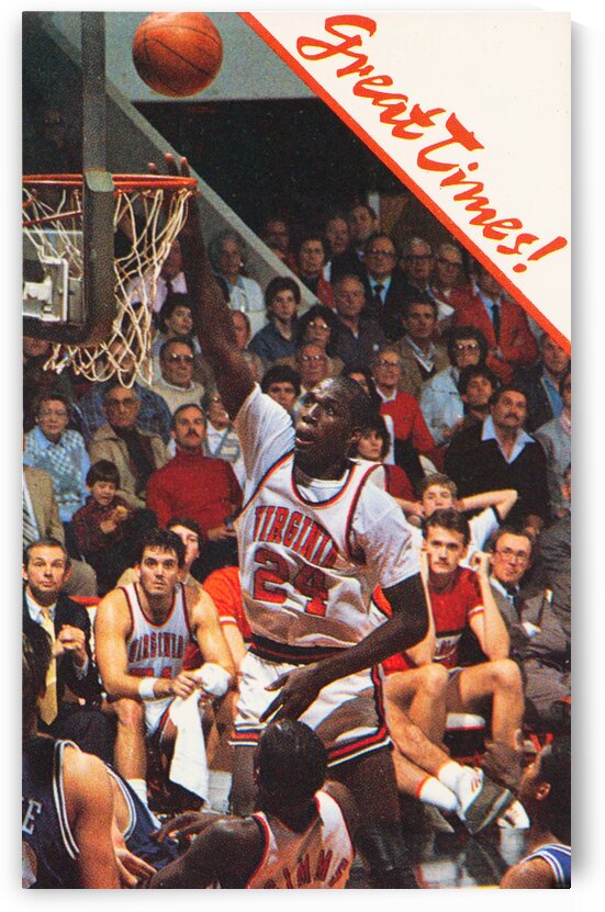 1985 Virginia Cavaliers Basketball Poster by Row One Brand