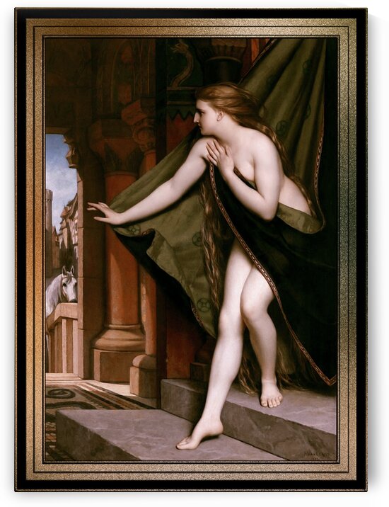 Lady Godiva by Jozef Van Lerious Classical Fine Art Reproduction by xzendor7