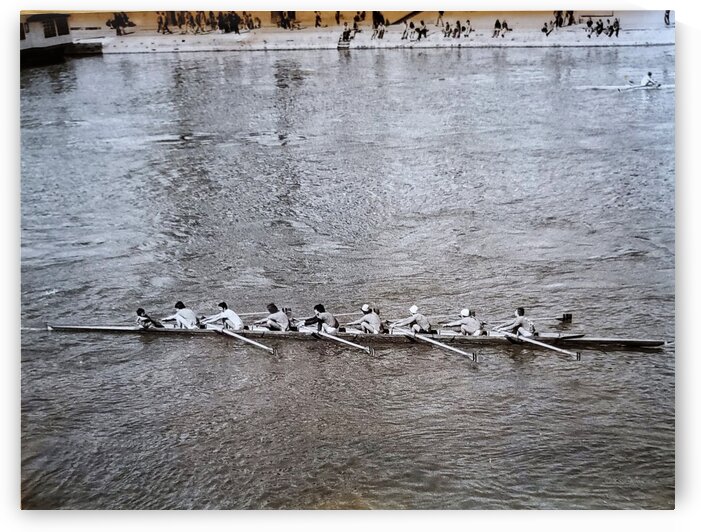 Paris Rowing 1975   2 by Alain Harrus