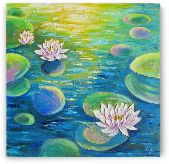 Water lilies by Anna Ponomarenko