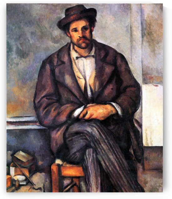 Sitting Farmer by Cezanne