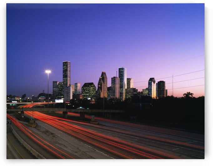 Houston  Texas skyline by Tony Tudor