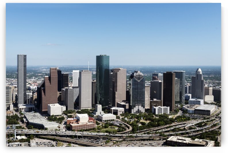Skyline of Houston  Texas in 2014 by Tony Tudor