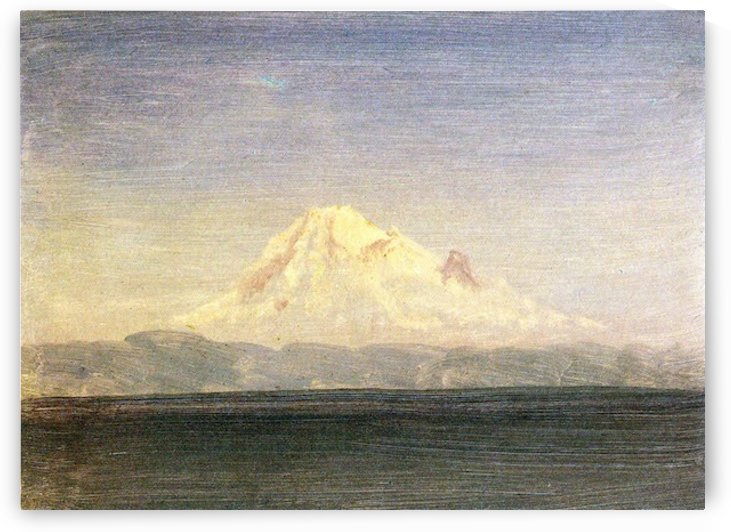 Snowy Mountains in the Pacific Northwest by Bierstadt