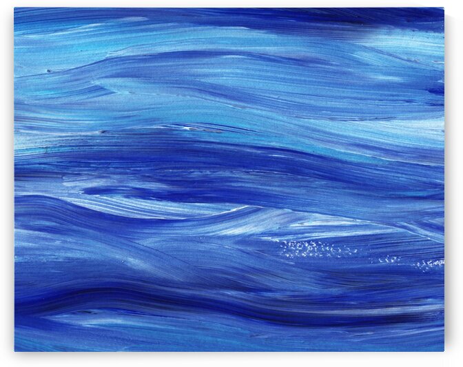  Sea Ocean Waves Coastal Beach House Nautical Decor II by Irina Sztukowski
