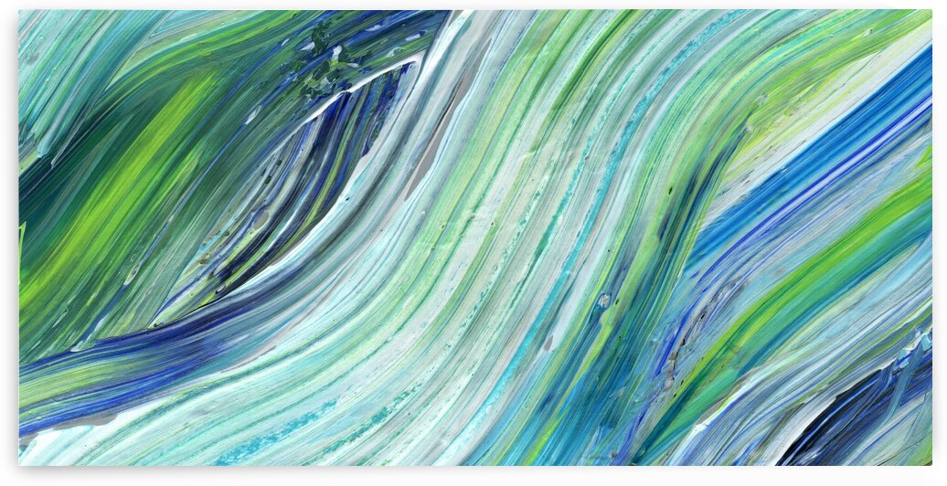 Sea Ocean Waves Coastal Beach House Nautical Decor XVII by Irina Sztukowski
