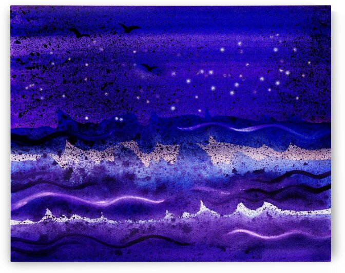 Sea Ocean Waves Coastal Beach House Nautical Decor XX by Irina Sztukowski