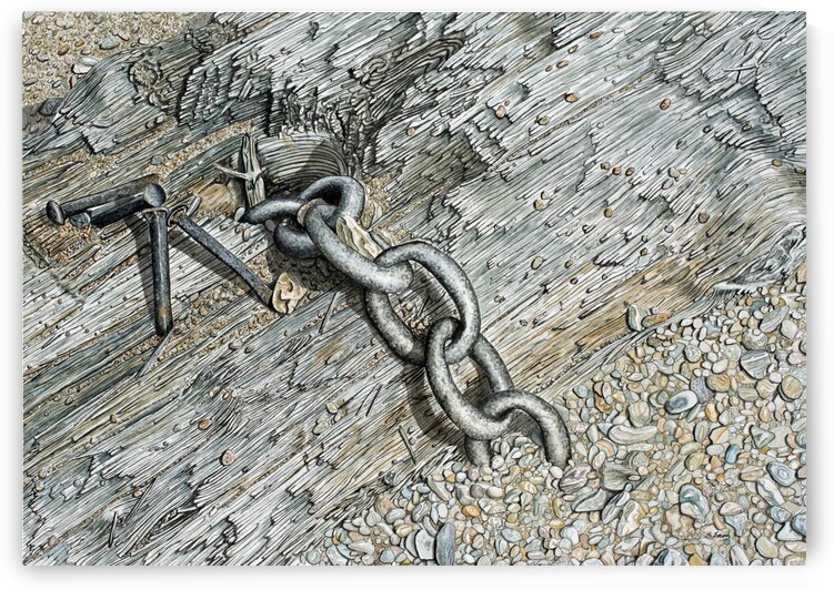 Boom Chain Painting by Stephen Emms