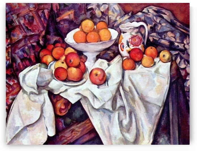 Still Life with Apples and Oranges by Cezanne