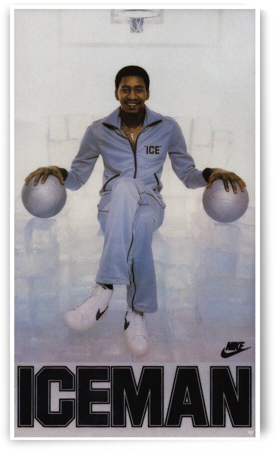 1982 Nike George Gervin Iceman Poster by Row One Brand