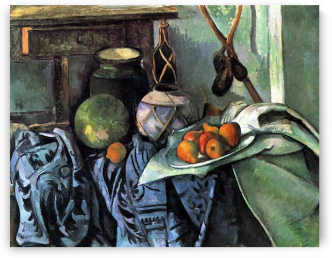 Still life with Eggplant by Cezanne