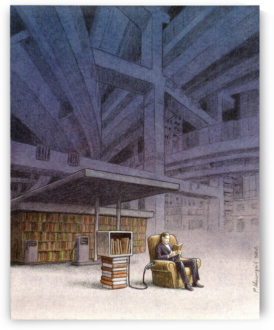 gas station by Pawel Kuczynski
