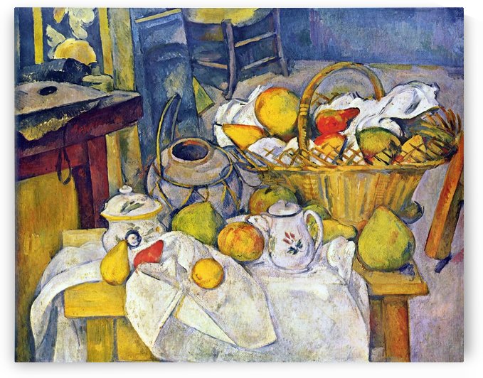 Still Life with Fruit Basket by Cezanne
