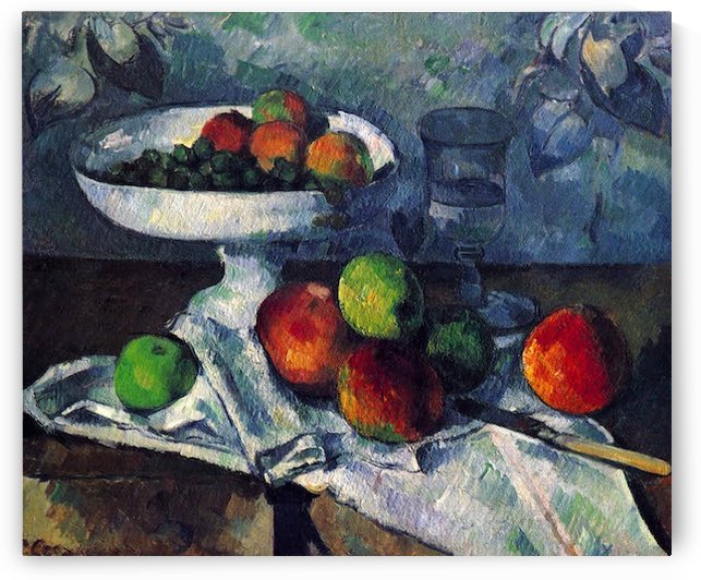 Still Life with Fruit Bowl by Cezanne