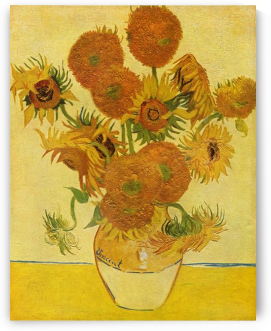 Still life with sunflowers by Van Gogh