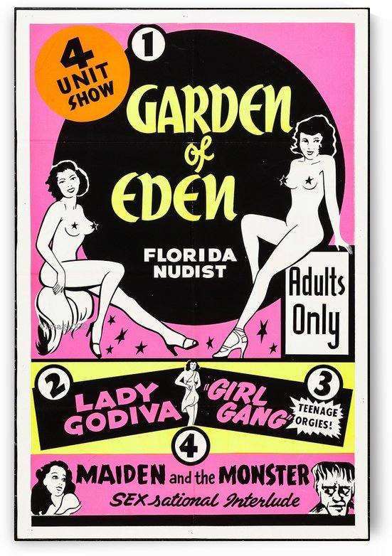 Garden of Eden by VINTAGE POSTER