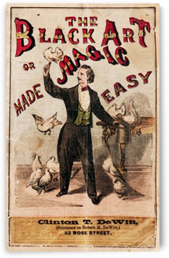 The Black Art Magic by VINTAGE POSTER