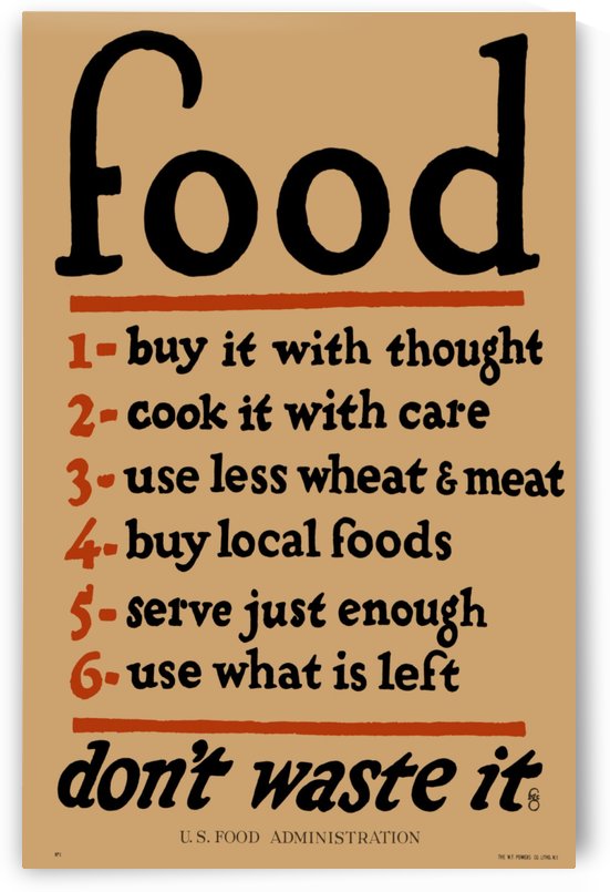 Food Poster by VINTAGE POSTER