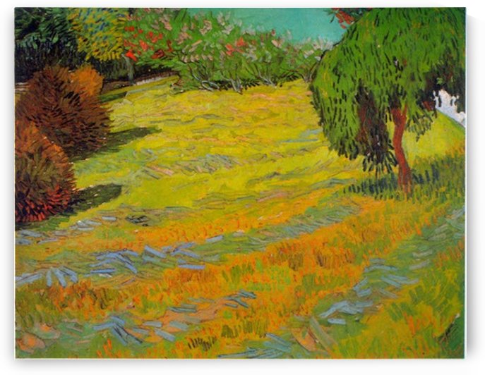 Sunny Lawn by Van Gogh