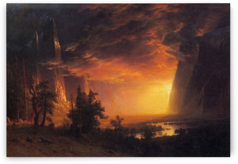 Sunrise in Yosemite Valley by Bierstadt
