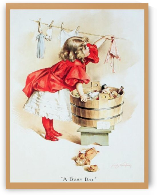 A Busy Day by VINTAGE POSTER
