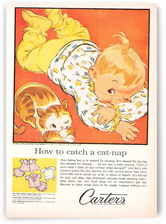 How to catch a cat nap by VINTAGE POSTER