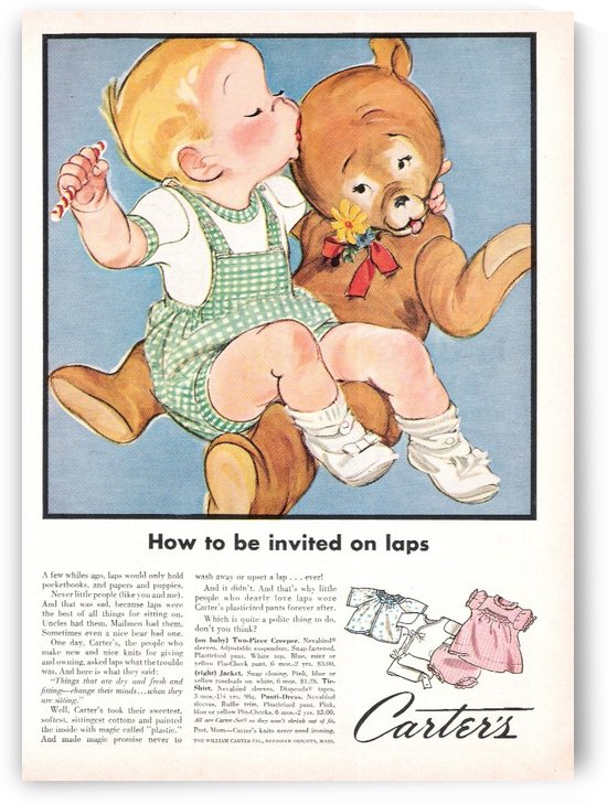 How to be invited on laps by VINTAGE POSTER