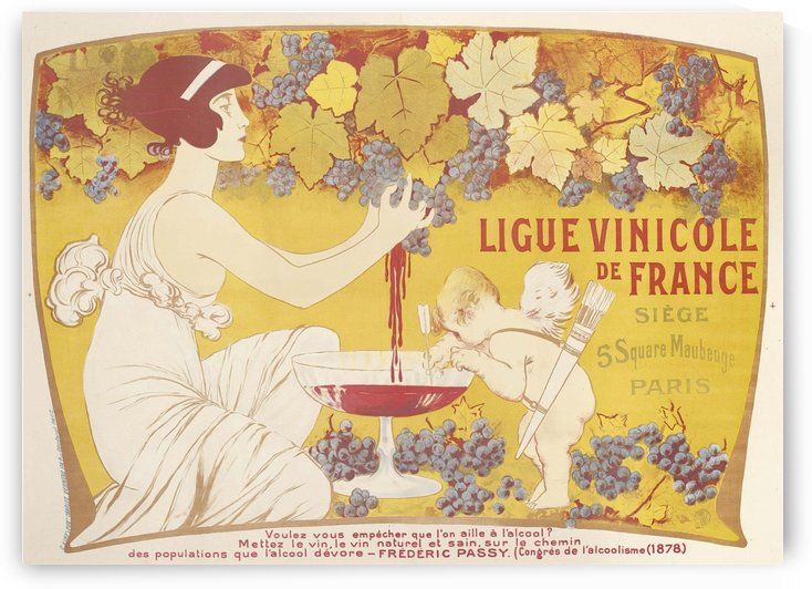 Ligue Vinicole de France by VINTAGE POSTER