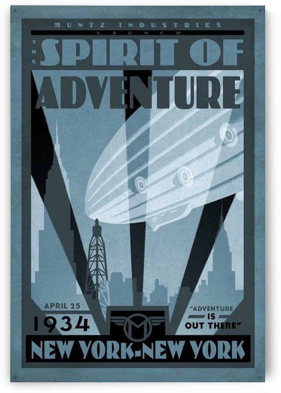 Spirit of Adventure by VINTAGE POSTER