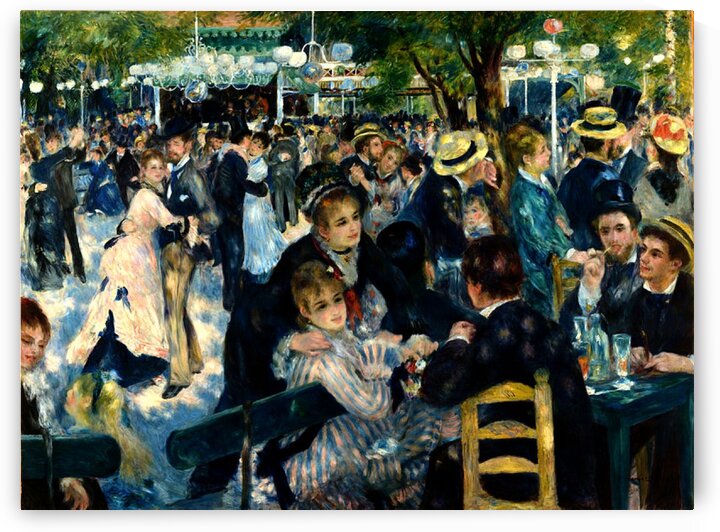 Pierre Auguste Renoir: Dance at Le moulin de la Galette - HD 300ppi  by Stock Photography