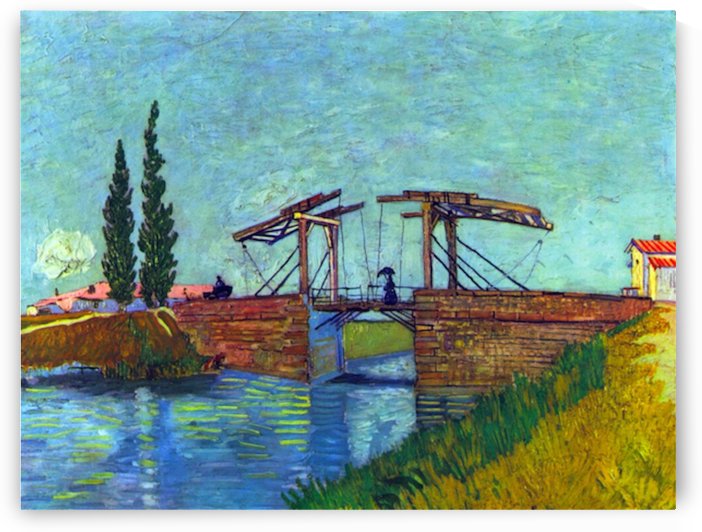 The Anglois Bridge at Arles (The drawbridge) by Van Gogh