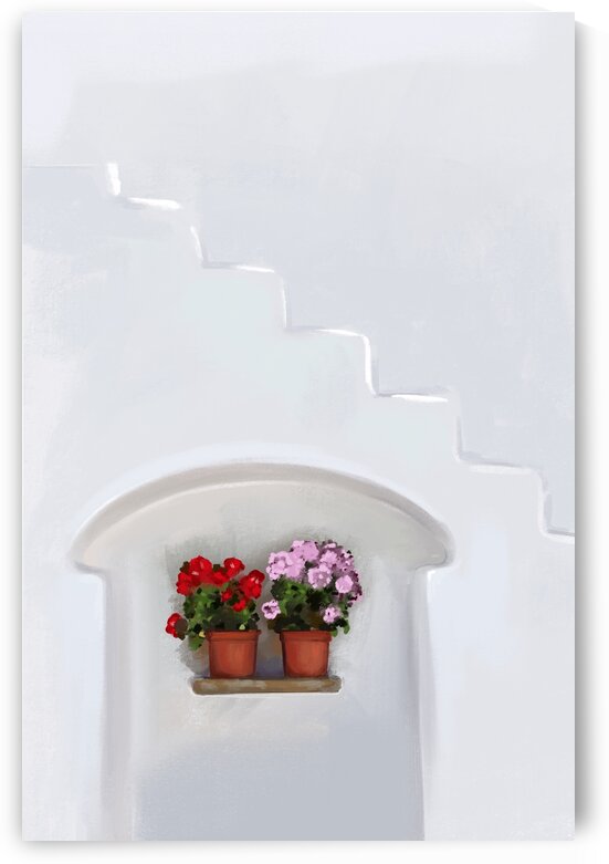 One Sweet Alcove - Santorini - Greece by Cosmic Soup