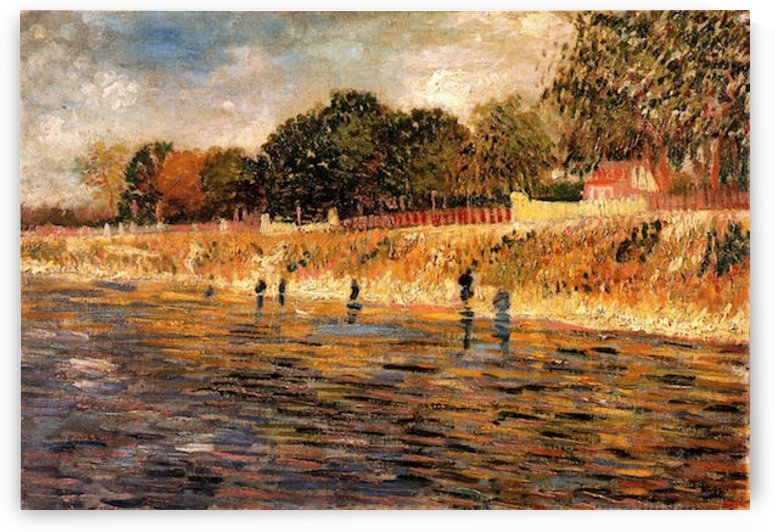 The Banks of the Seine by Van Gogh