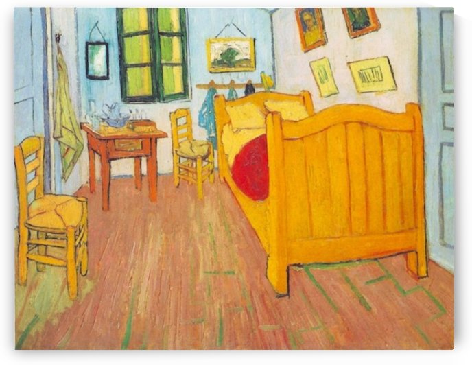 The bedroom in Arles. Saint Remy by Van Gogh