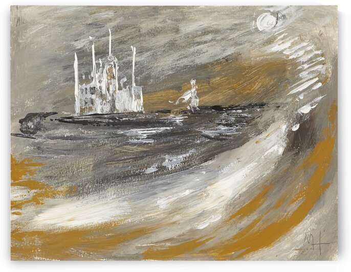 Catching the moon... by Martine Harris