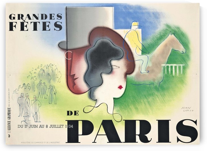 Grande Fete Paris by VINTAGE POSTER