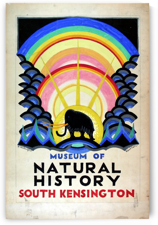 Museum National Museum by VINTAGE POSTER