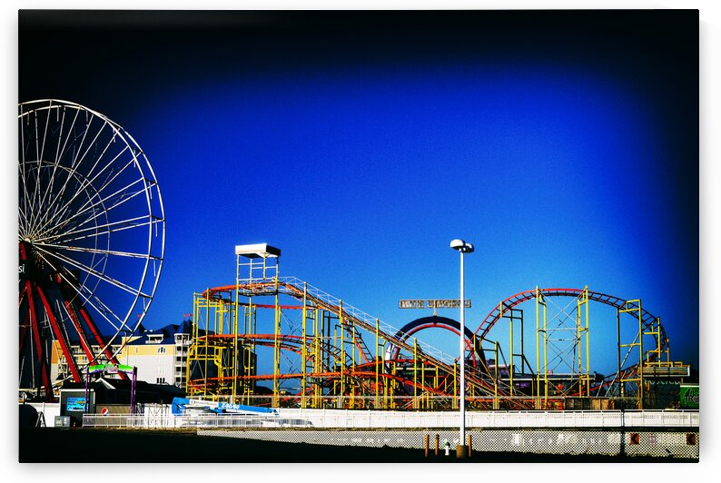 Deserted Ocean City Amusement Pier Rembrandt by Bill Swartwout Photography