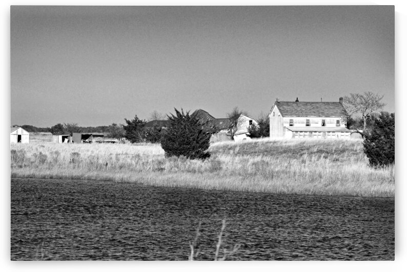 Abandoned West Fenwick Farm in Black and White by Bill Swartwout Photography