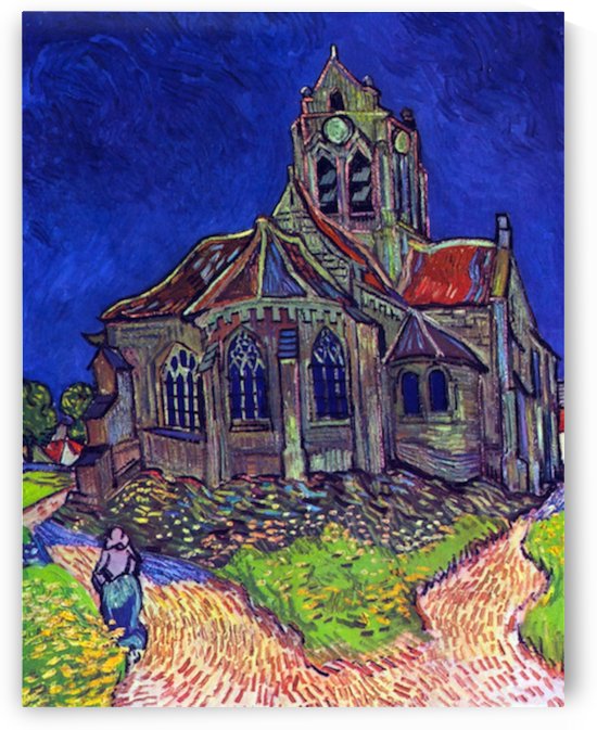 The Church of Auvers by Van Gogh