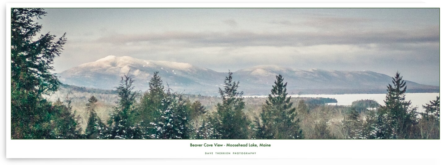 Beaver Cove View - Moosehead Lake by Dave Therrien
