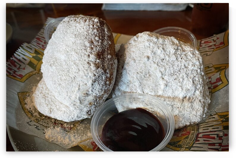 Beignets and Chocolate at Cafe Du Monde by Bill Swartwout Photography