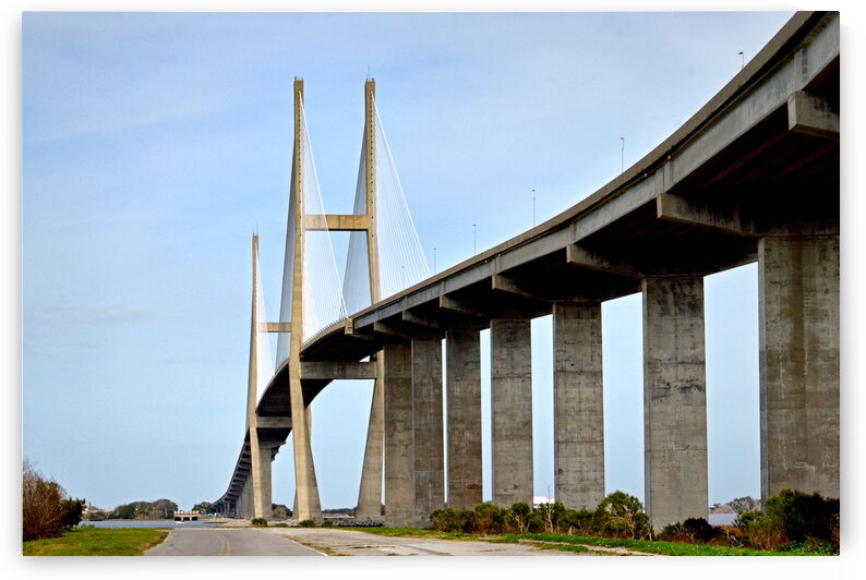 Sidney Lanier Bridge in Brunswick GA by Bill Swartwout Photography